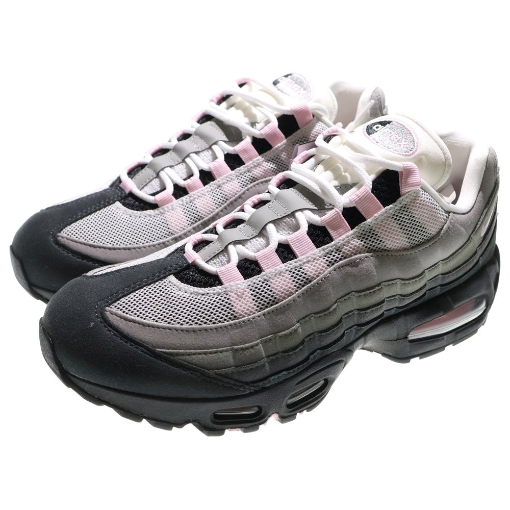 NIKE(ナイキ) WMNS AIRMAX 95 PINK FOAM ウィメンズ エアマックス ピンクフォーム ローカットスニーカー US10.5/27.5cm グレー/ピンク HJ5996-001