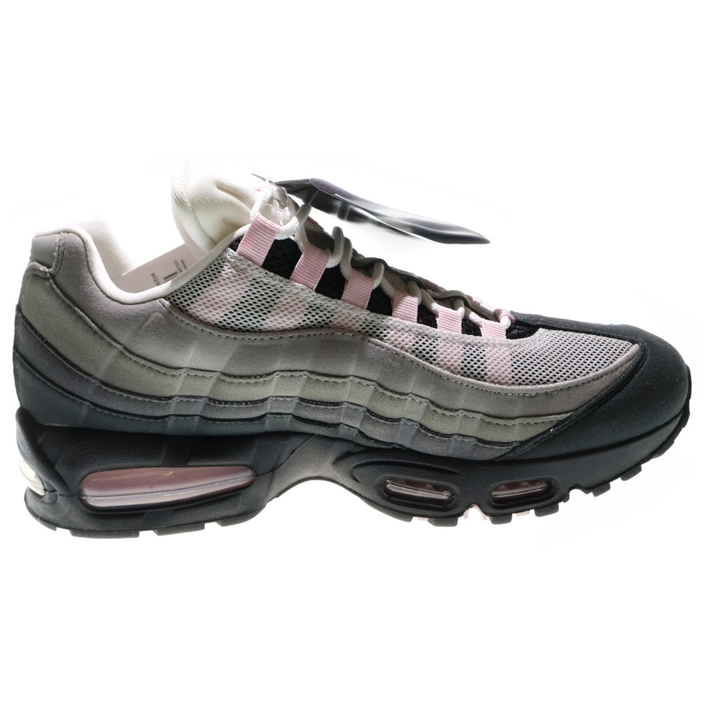 NIKE(ナイキ) WMNS AIRMAX 95 PINK FOAM ウィメンズ エアマックス ピンクフォーム ローカットスニーカー US10.5/27.5cm グレー/ピンク HJ5996-001