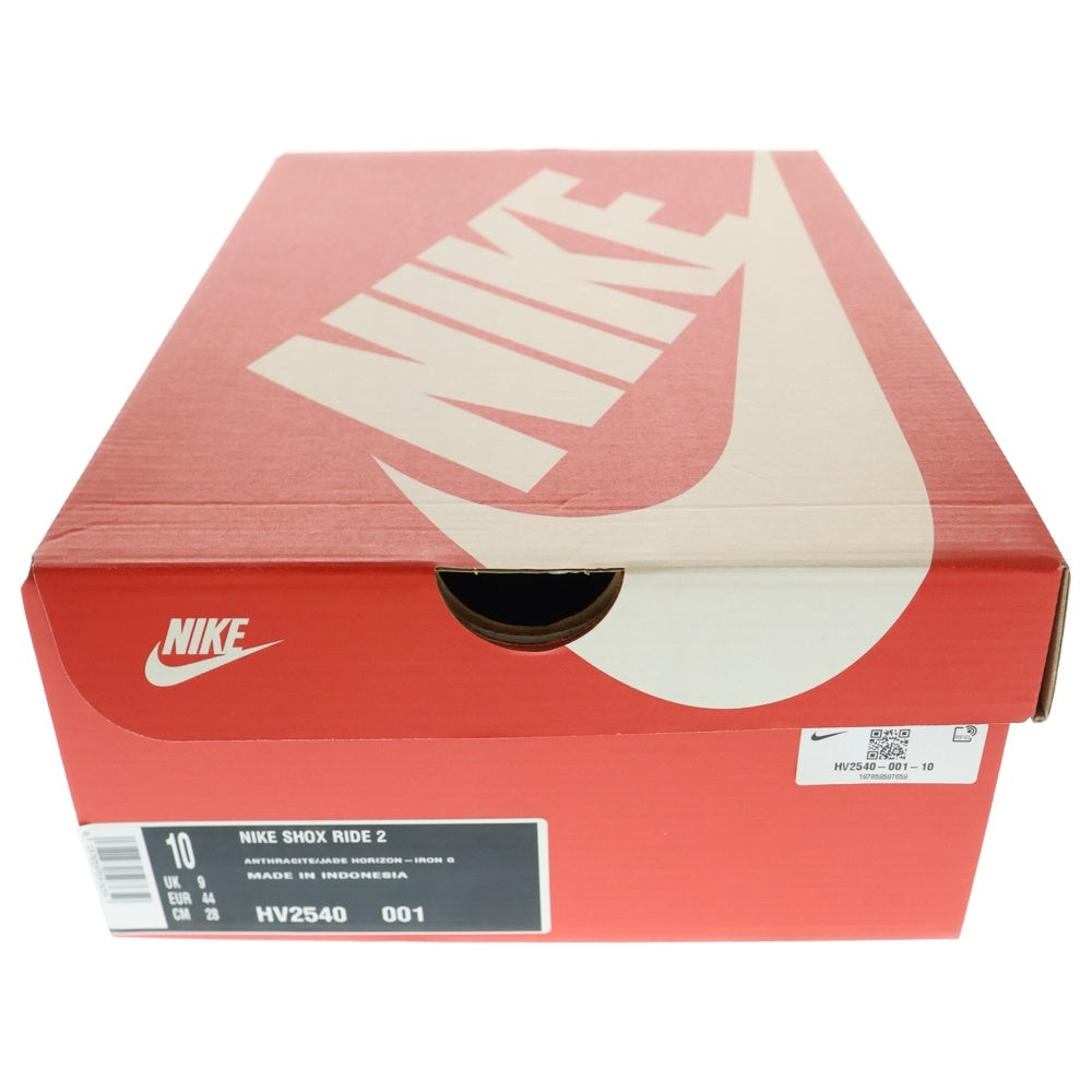 NIKE(ナイキ) SHOX RIDE 2 ANTHRACITE AND JADE HORIZON ショックス ライド2 アンスラサイトアンドジェイドホライズン ローカットスニーカー グレー US10/28cm HV2540-001