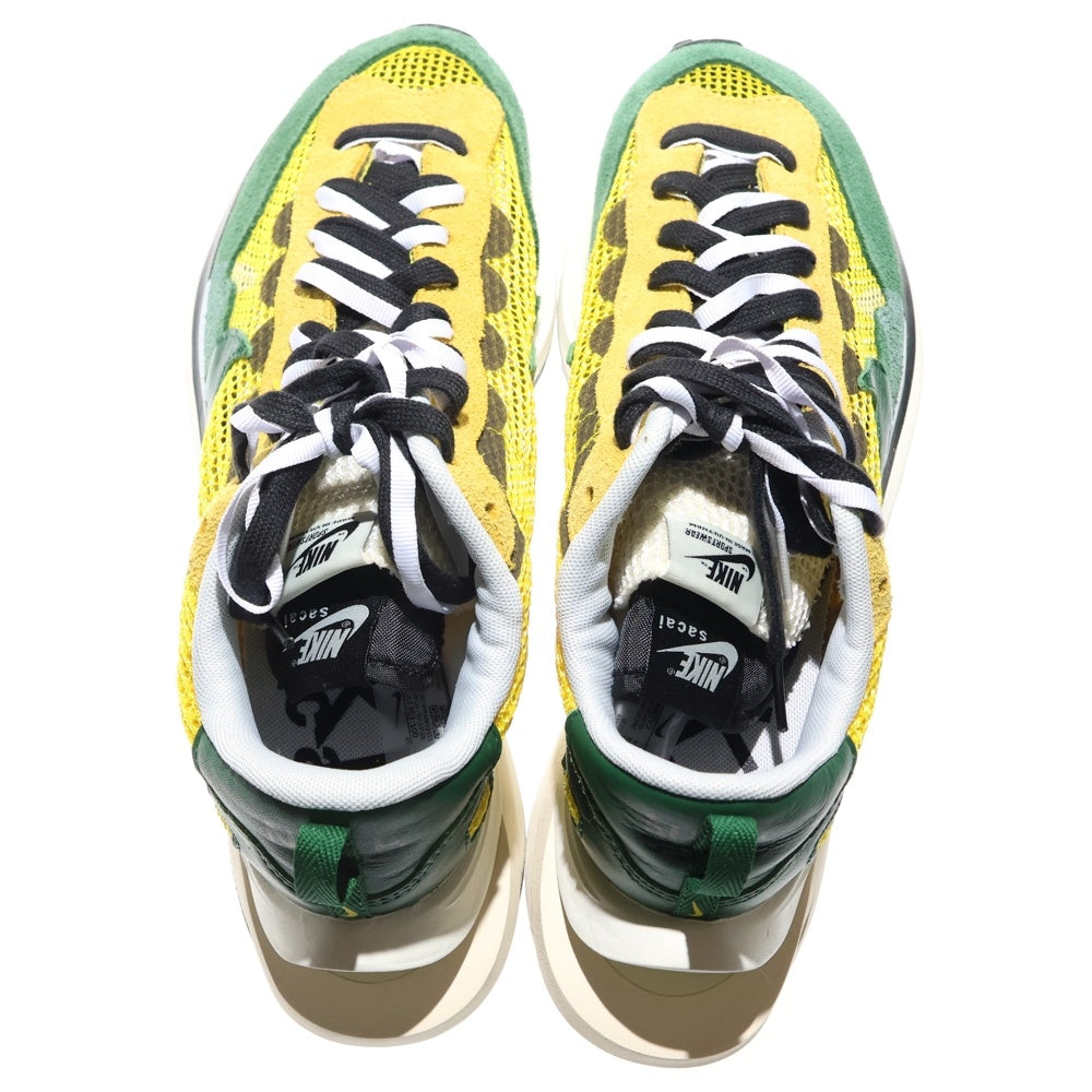 NIKE(ナイキ) ×sacai VAPOR WAFFLE サカイ ヴェイパーワッフル ローカットスニーカー イエロー/グリーン US10/28cm CV1363-700