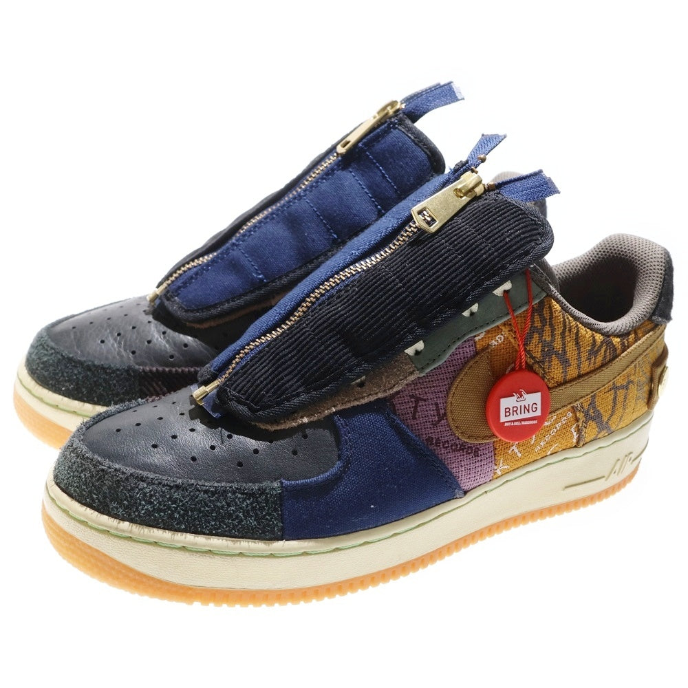 NIKE(ナイキ) ×Travis Scott AIR FORCE 1 LOW CACTUS JACK トラヴィススコット エアフォース1 カクタス ジャック ローカットスニーカー US9.5/27.5cm CN2405-900