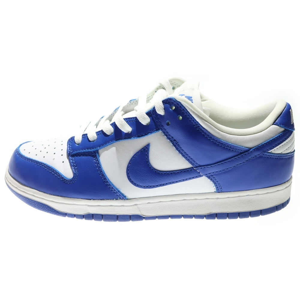 NIKE(ナイキ) DUNK LOW SP VARSITY ROYAL KENTUCKY ダンク バーシティロイヤル ケンタッキー ローカットスニーカー ホワイト/ブルー US10/28cm CU1726-100