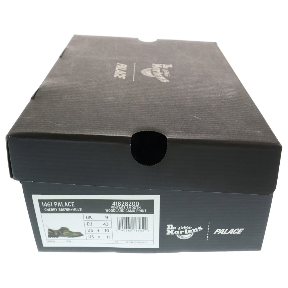 Dr.Martens(ドクターマーチン) ×PALACE 1461 3HOLE SHOES WOODLAND CAMO パレス 3ホールシューズ ウッドランドカモ ローカットレザーシューズ グリーン/ブラウン 41828200