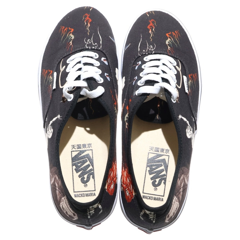 VANS(ヴァンズ) ×WACKO MARIA AUTHENTIC JAPAN EXCLUSIVE ワコマリア 日本限定 オーセンティック ローカットスニーカー ブラック US9.5/27.5cm 603637-0001