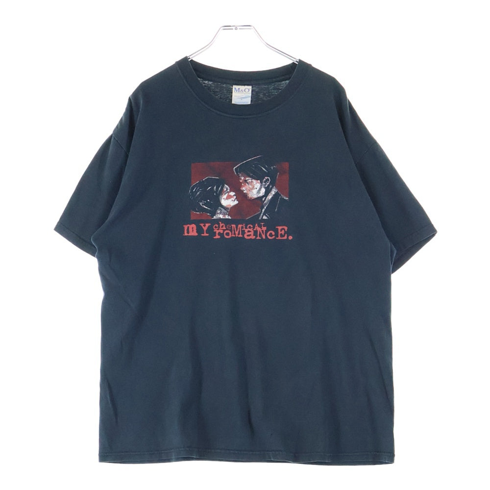 VINTAGE(ヴィンテージ) 00S VINTAGE MY CHEMICAL ROMANCE TEE ヴィンテージ M&Oタグ マイケミカルロマンス フロントプリントTシャツ 半袖クルーネックカットソー ブラック