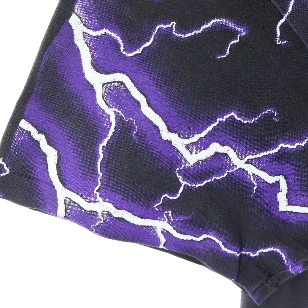 HARLEY DAVIDSON(ハーレーダビッドソン) 90S VINTAGE THUNDER &LIGHTNING OVERPRINT TEE ヴィンテージ サンダー ライトニング モーターサイクル 両面オーバープリントTシャツ 半袖クルーネック