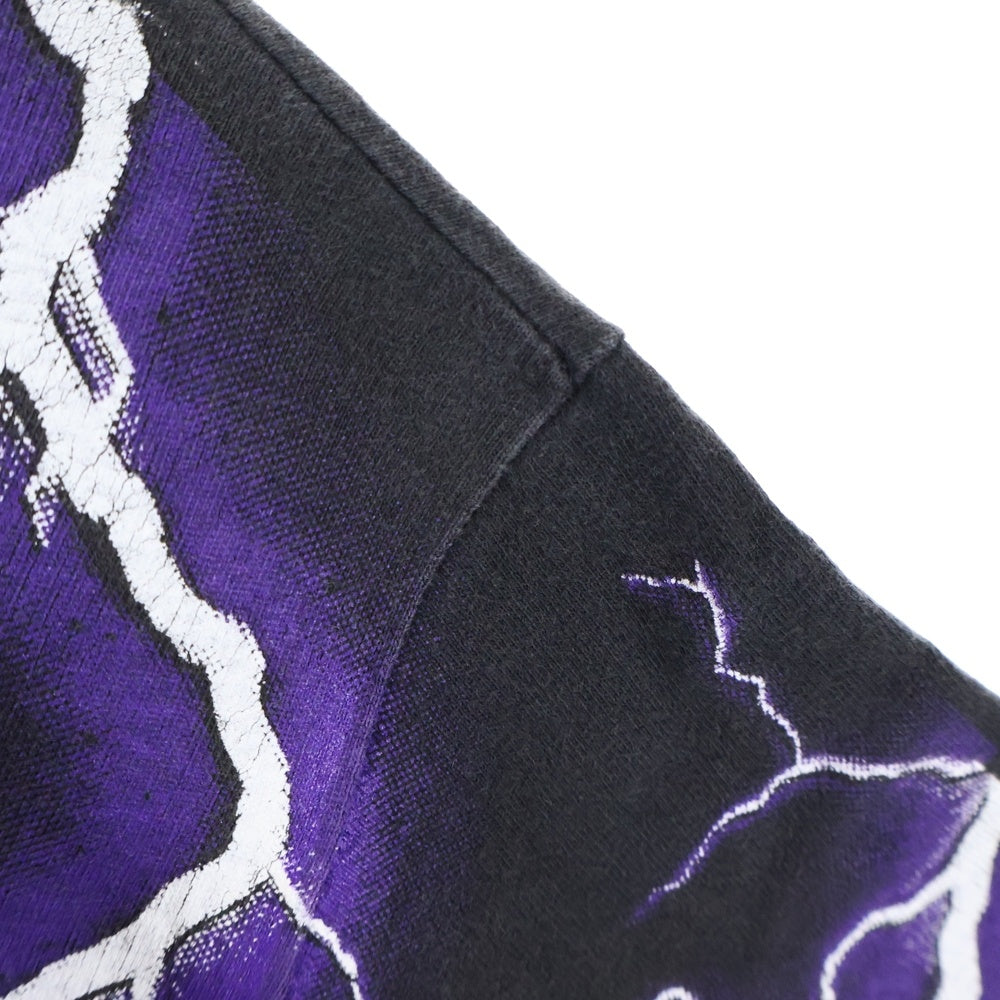 HARLEY DAVIDSON(ハーレーダビッドソン) 90S VINTAGE THUNDER &LIGHTNING OVERPRINT TEE ヴィンテージ サンダー ライトニング モーターサイクル 両面オーバープリントTシャツ 半袖クルーネック