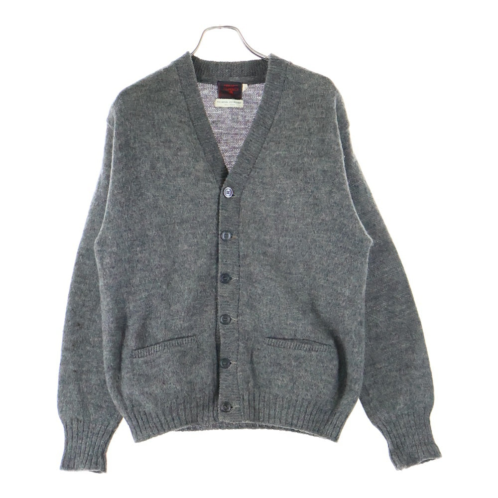 VINTAGE(ヴィンテージ) 60-70S VINTAGE COLLEGE CLASSICS MOHAIR KNIT CARDIGAN ヴィンテージ カレッジクラシックス モヘヤ混 ウールニットカーディガン グレー
