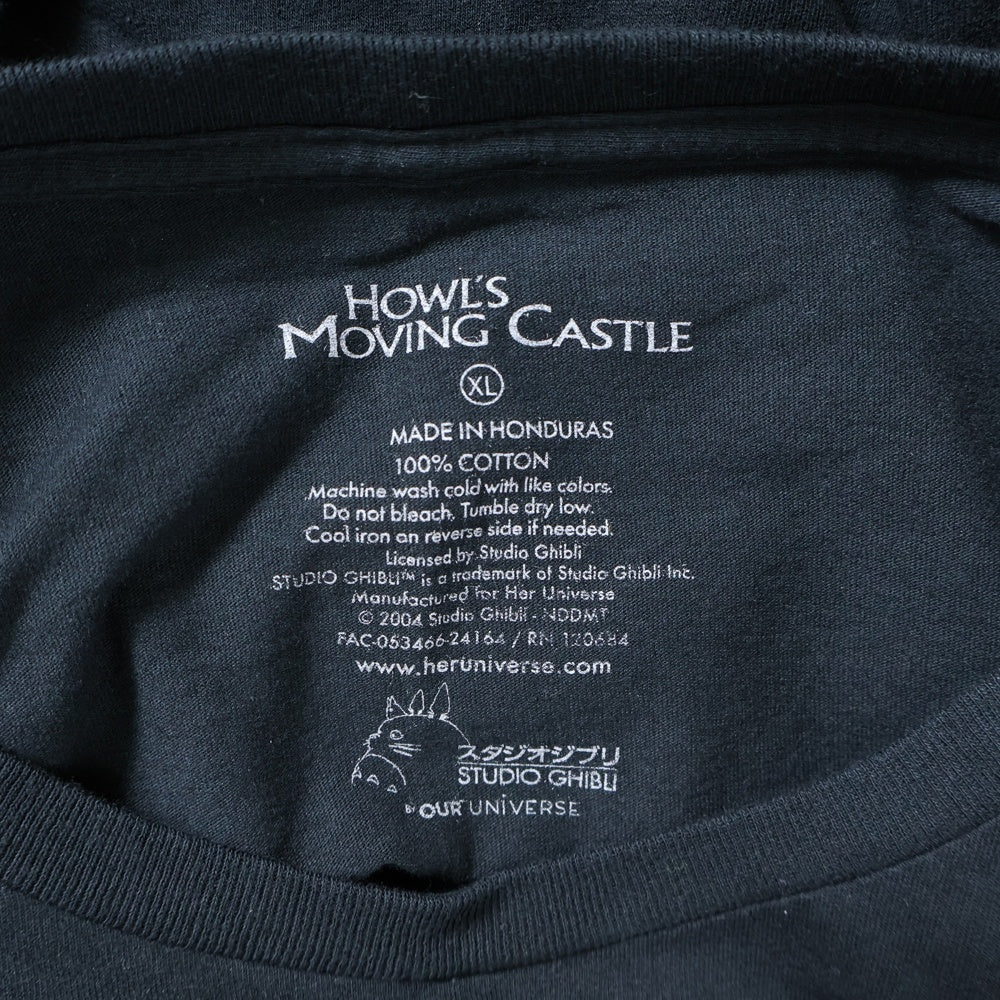 VINTAGE(ヴィンテージ) 00S VINTAGE STUDIO GHIBLI HOEL'S MOVING CASTLE TEE ヴィンテージ スタジオジブリ ハウルの動く城 フロントプリントTシャツ 半袖クルーネックカットソー