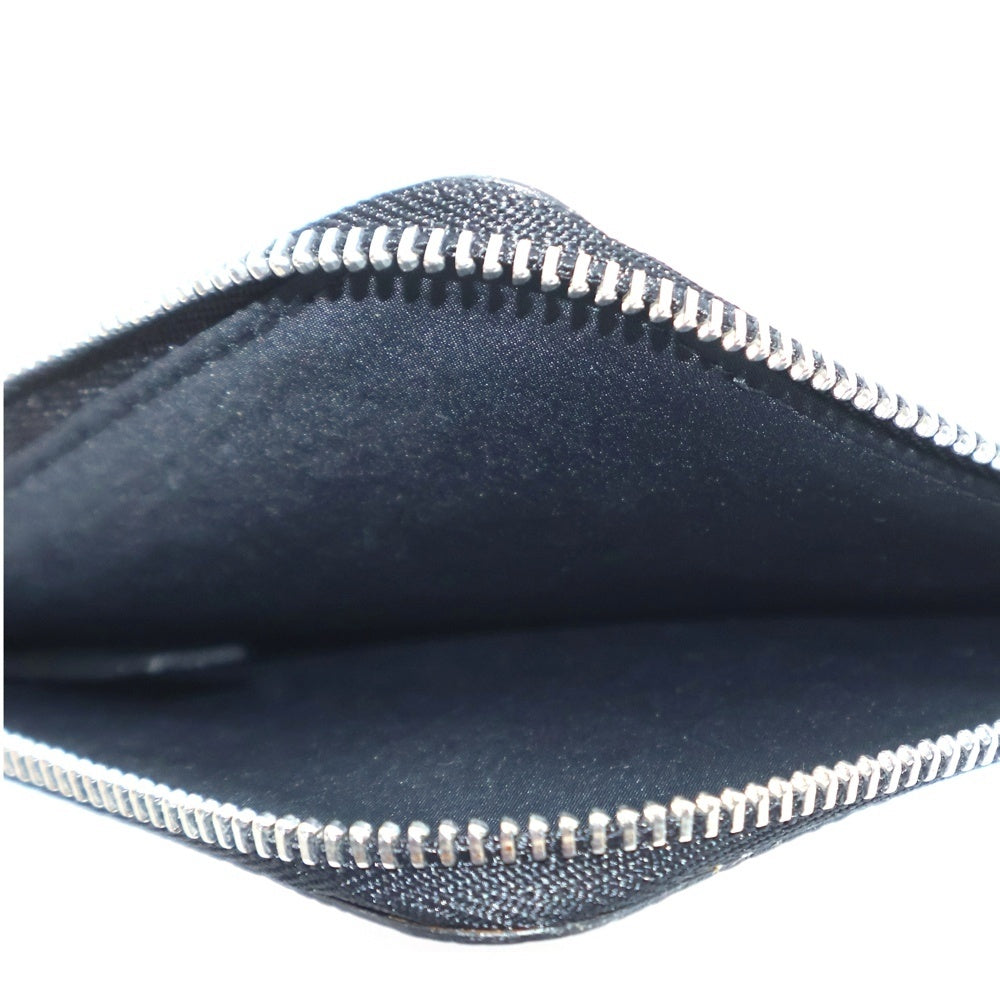 Maison Margiela 11(メゾンマルジェラ11) 両面ロゴデザイン カレンダータグ キーリング フラグメント カードケース コインケース 財布 ブラック S56UI0205