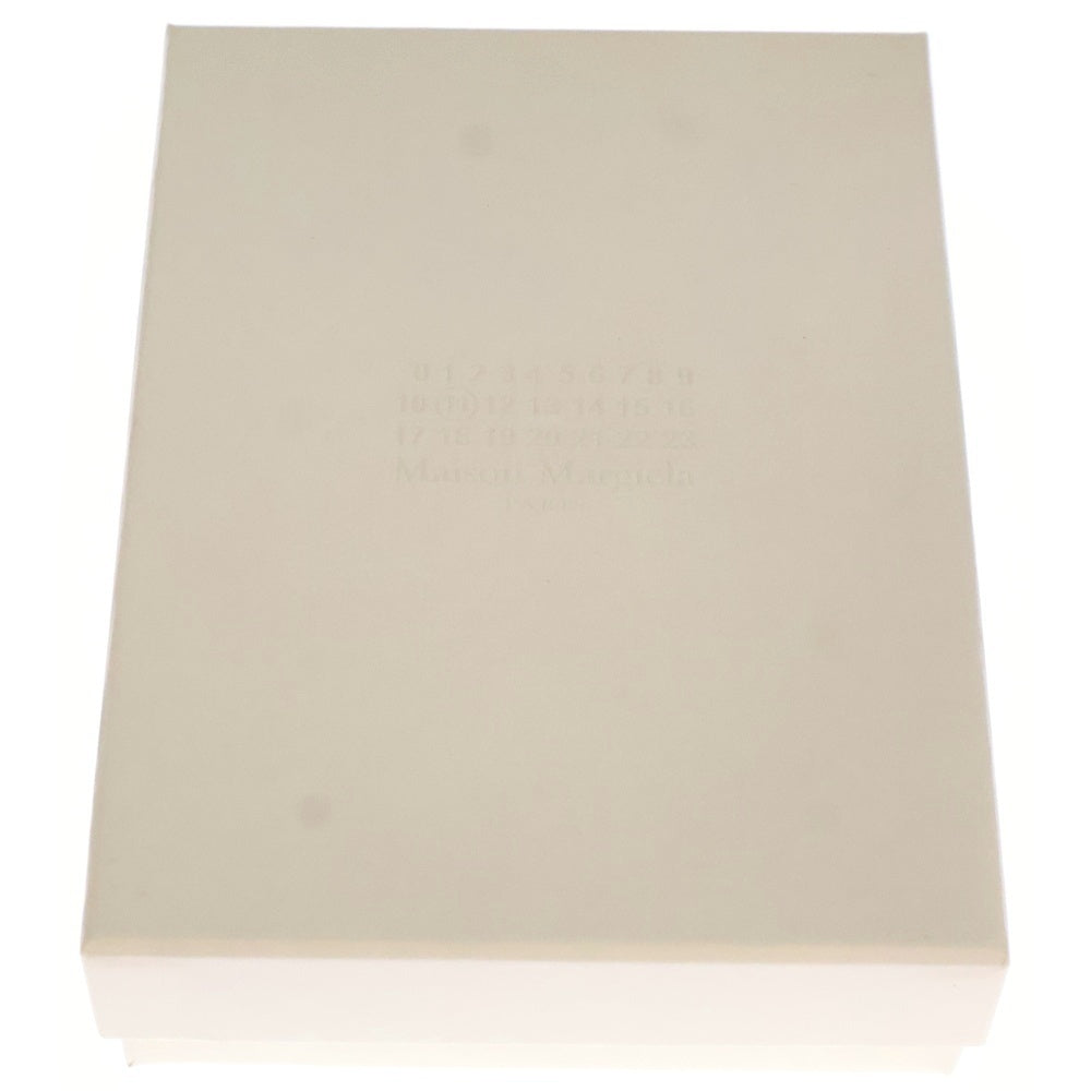 Maison Margiela 11(メゾンマルジェラ11) 両面ロゴデザイン カレンダータグ キーリング フラグメント カードケース コインケース 財布 ブラック S56UI0205