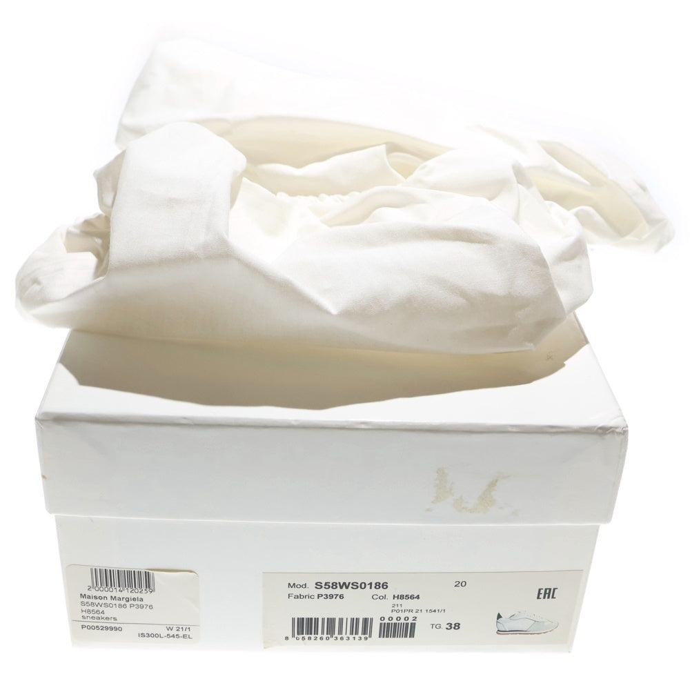 Maison Margiela 22(メゾンマルジェラ) RUNNER ランナー スエード ローカットスニーカー レディース ホワイト S58WS0186