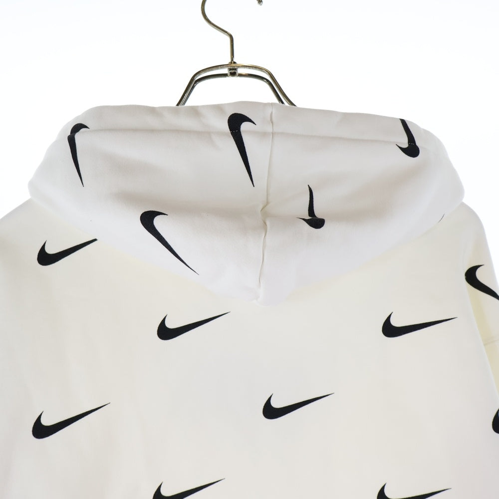 NIKE(ナイキ) 20AW ×KITH FOR NEW YORK KNICKS SWOOSH HOODIE キス ニューヨーク ニックス ボックスロゴ エンブロイダリー フーデットスウェットパーカー CZ1749-100