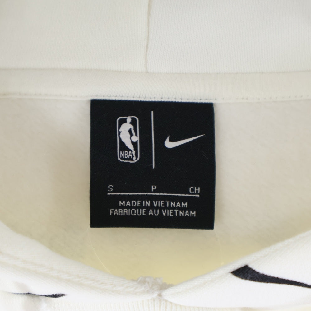 NIKE(ナイキ) 20AW ×KITH FOR NEW YORK KNICKS SWOOSH HOODIE キス ニューヨーク ニックス ボックスロゴ エンブロイダリー フーデットスウェットパーカー CZ1749-100