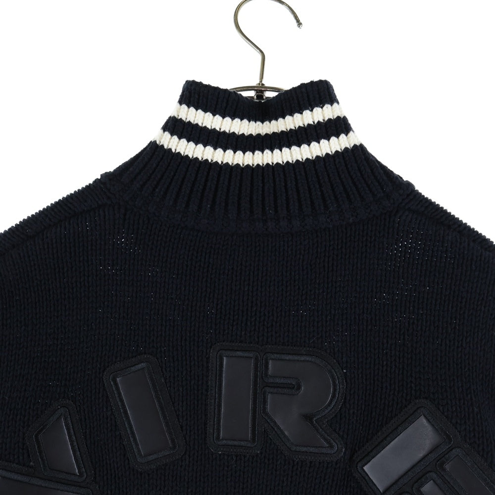 KITH(キス) 24AW ×AVIREX FOR THE NEW YORK KNICKS WYONA FULL ZIP SWEATER 'BLACK' アビレックス ニューヨーク ニックス ウェイオナ フルジップ ニットセーター KHM032708