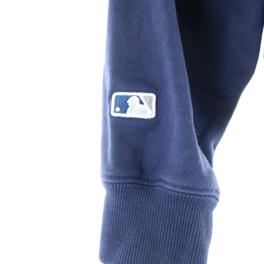 WIND AND SEA(ウィンダンシー) 23AW ×MLB CREW NECK SWEAT YANKEES エムエルビー ヤンキース ロゴプリント ロングスリーブ クルーネック スウェット ネイビー WDS-C-ML85-24-Q1-06