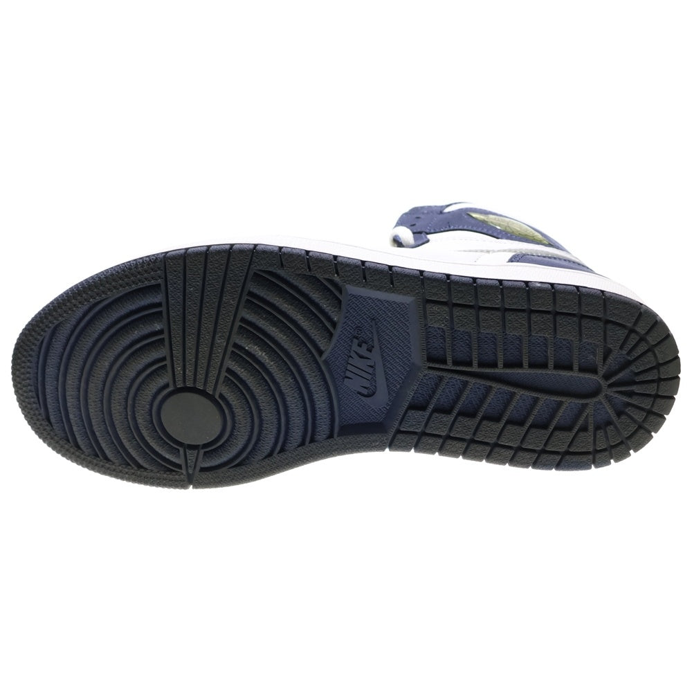 NIKE(ナイキ) AIR JORDAN 1 HIGH OG CO.JP MIDNIGHT NAVY 2020 エアジョーダン 1 ミッドナイトネイビー ハイカットスニーカー ホワイト/ネイビー US9/27.0cm DC1788-100