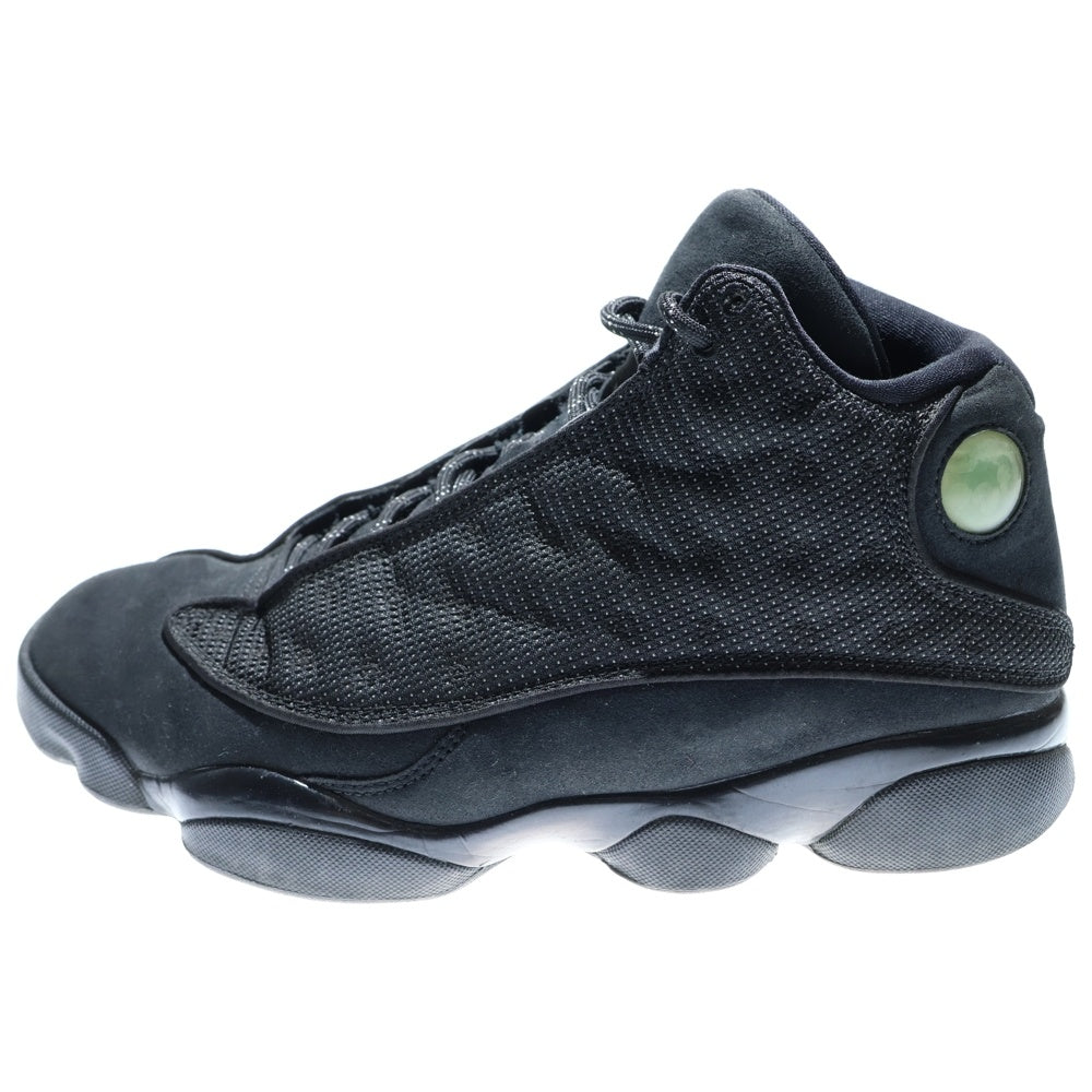 NIKE(ナイキ) 【観賞用 2016年製】AIR JORDAN 13 RETRO BLACK CAT エアジョーダン レトロ ブラックキャット ハイカットスニーカー ブラック US9.5/27.5cm 414571-011