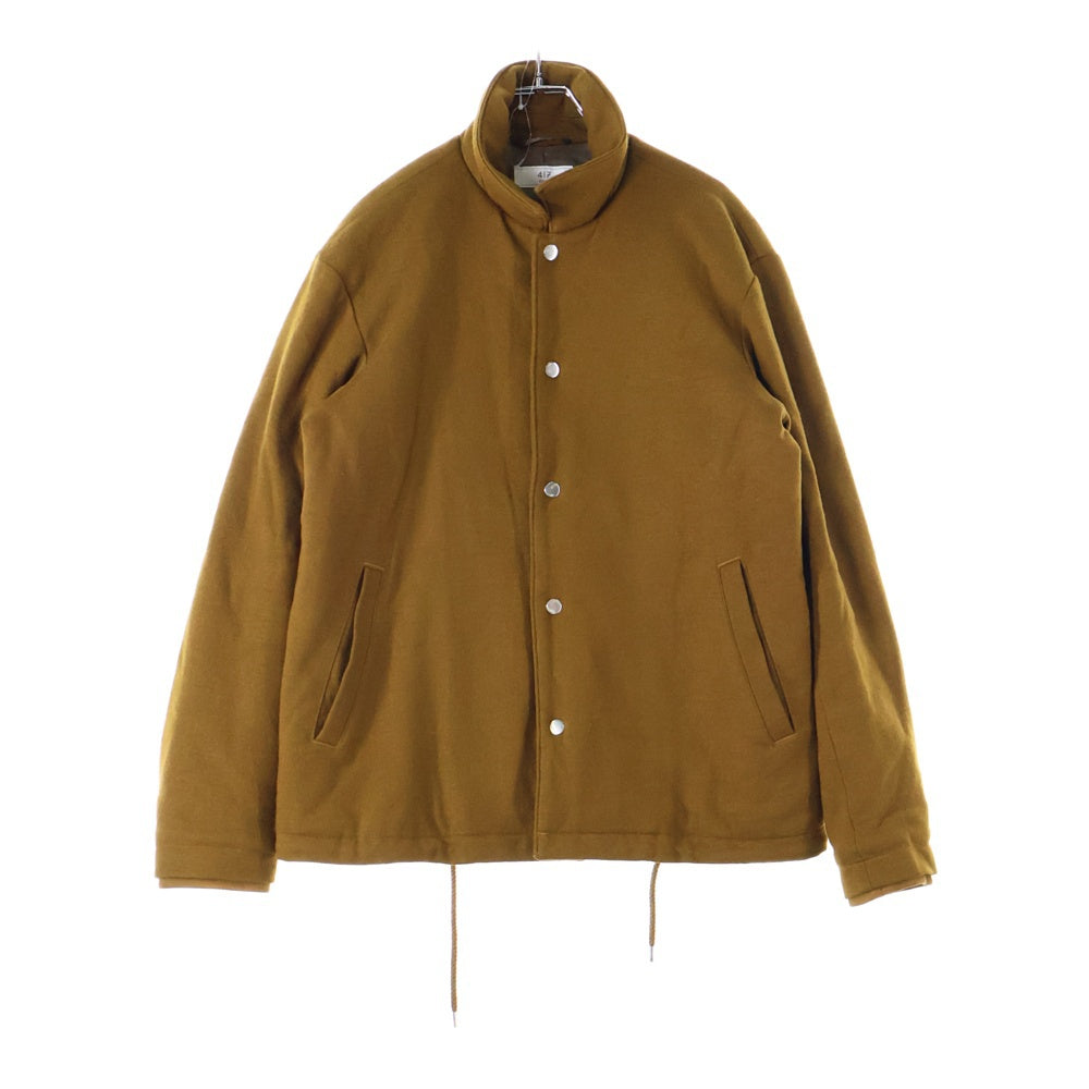 417 by EDIFICE(417バイエディフィス) ウール スナップボタン ジャケット ブラウン 17-011-312-1014-4-0