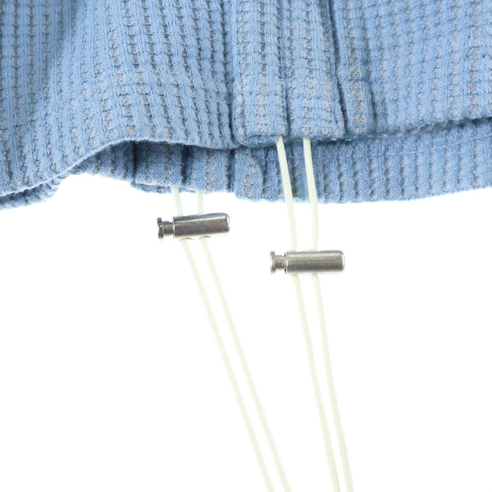 SYU.HOMME/FEMM(シュウ オム フェム) 21SS Mulch Shrink long sleeves ウール混 マルチシュリンク オフショル ロングスリーブ ブルー H21SS-03