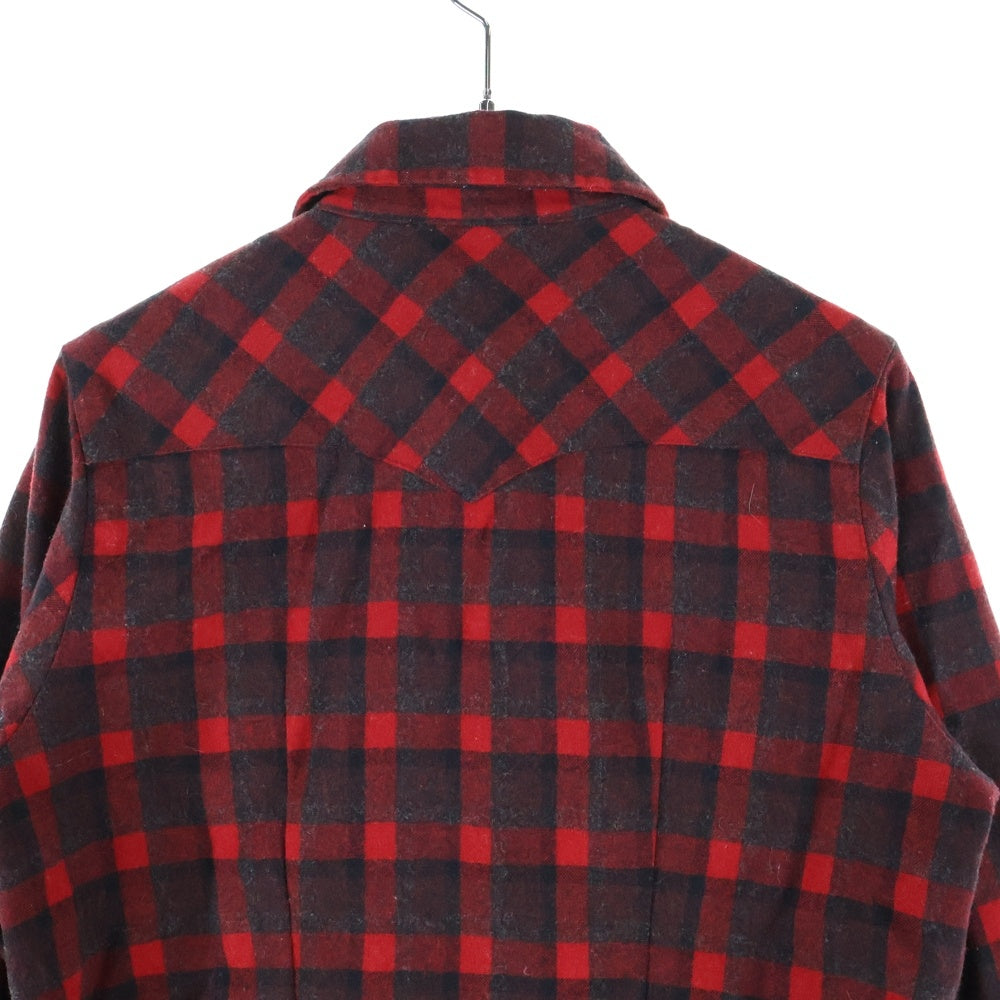 PENDLETON(ペンドルトン) FITTED ウール 長袖チェックシャツ レッド/ブラック