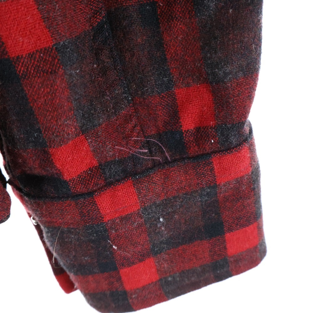 PENDLETON(ペンドルトン) FITTED ウール 長袖チェックシャツ レッド/ブラック