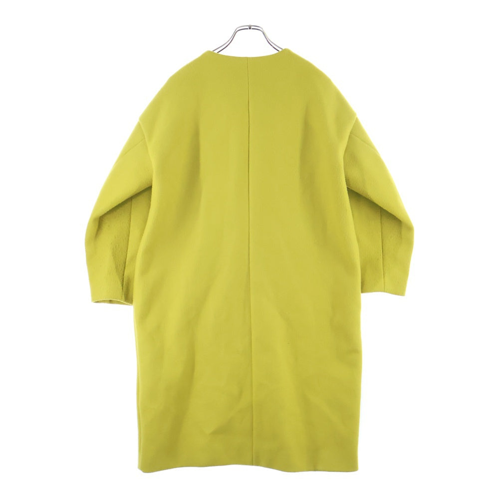 NO BRAND(ノーブランド) Chocol raffine robe ショコラフィネローブ ポリエステル ノーカラーコート イエロー レディース 6A07L0Z0700