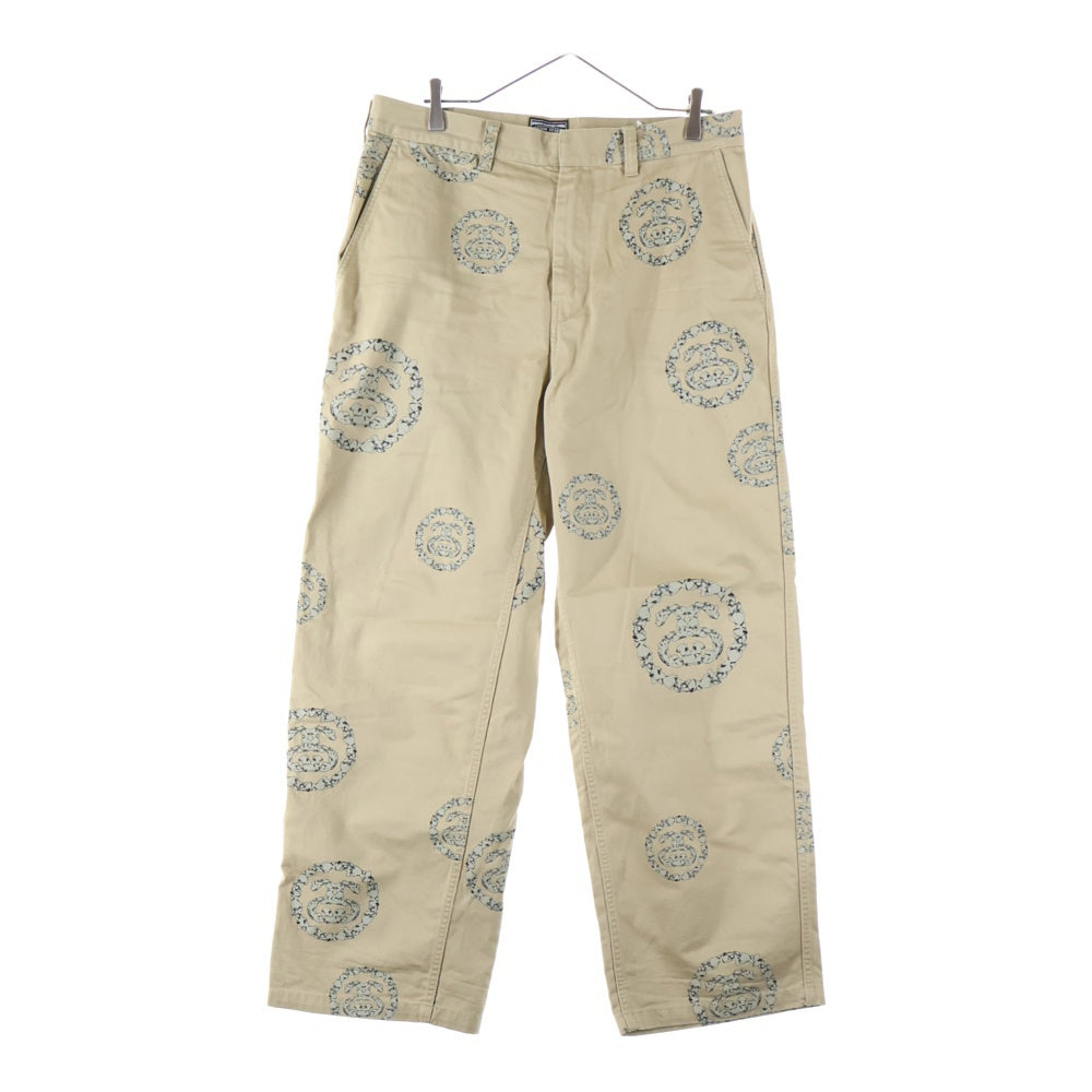 STUSSY(ステューシー) ×DENIM TEARS SS WREATH CHINO デニムティアーズ リース チノパンツ ベージュ