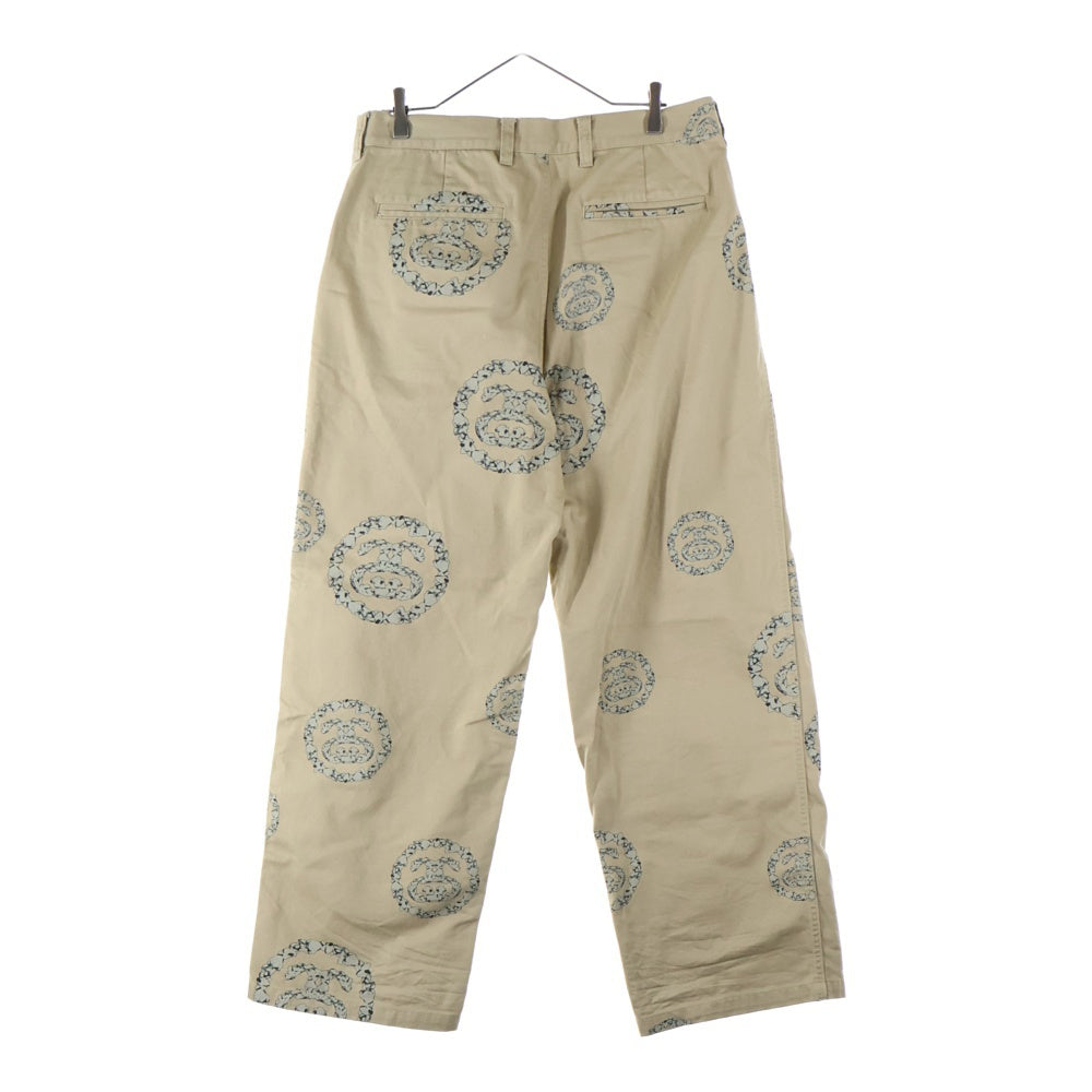 STUSSY(ステューシー) ×DENIM TEARS SS WREATH CHINO デニムティアーズ リース チノパンツ ベージュ