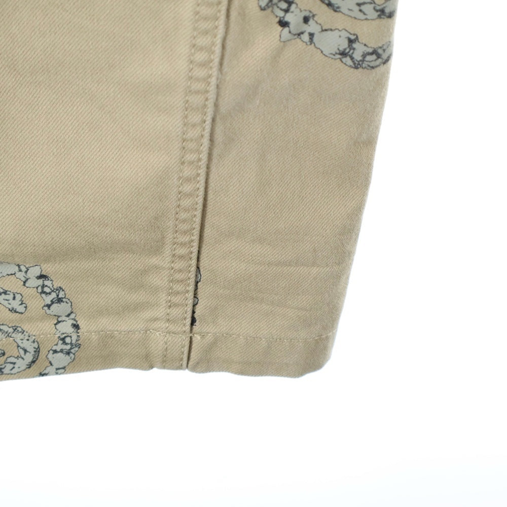 STUSSY(ステューシー) ×DENIM TEARS SS WREATH CHINO デニムティアーズ リース チノパンツ ベージュ