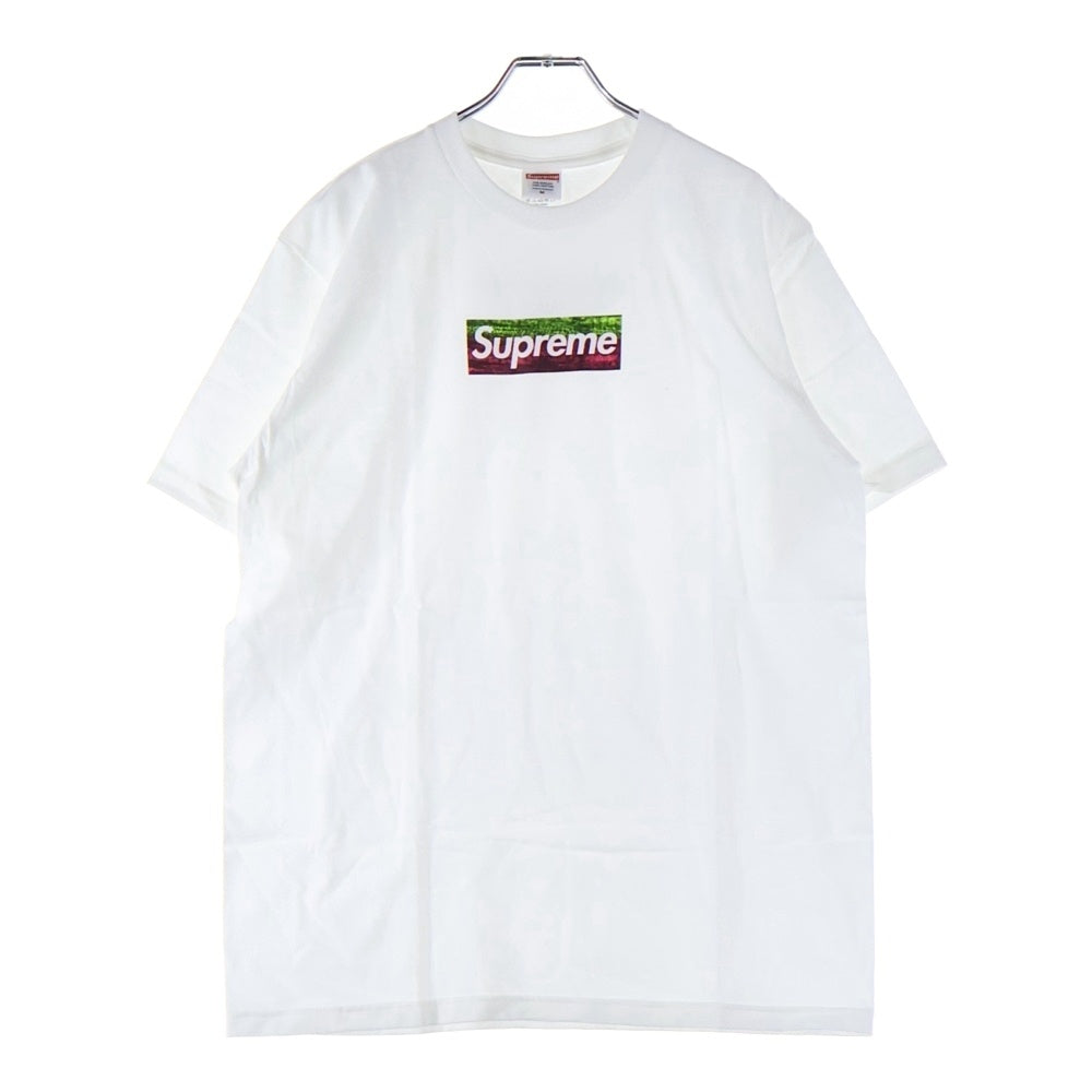 SUPREME(シュプリーム) 25SS Los Angeles Fire Relief Box Logo Tee ロサンゼルス ファイアーリリーフ ボックスロゴ 半袖Tシャツ カットソー ホワイト