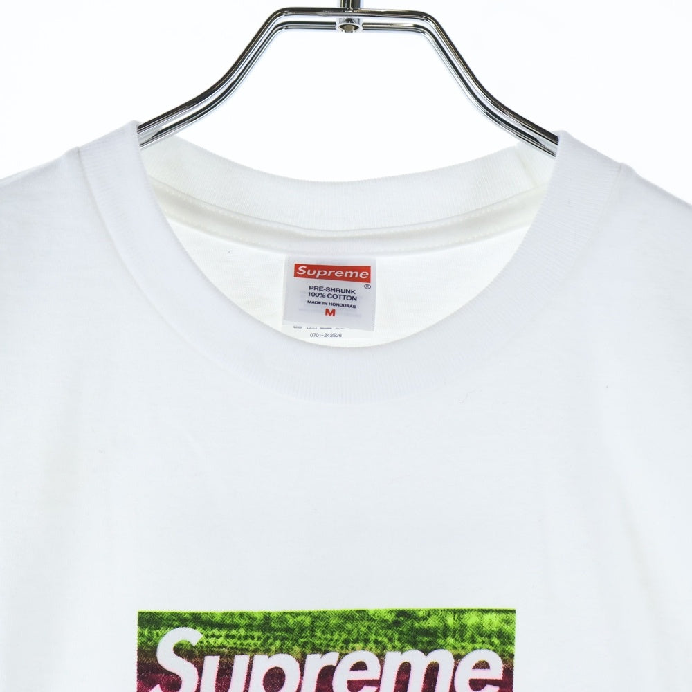 SUPREME(シュプリーム) 25SS Los Angeles Fire Relief Box Logo Tee ロサンゼルス ファイアーリリーフ ボックスロゴ 半袖Tシャツ カットソー ホワイト
