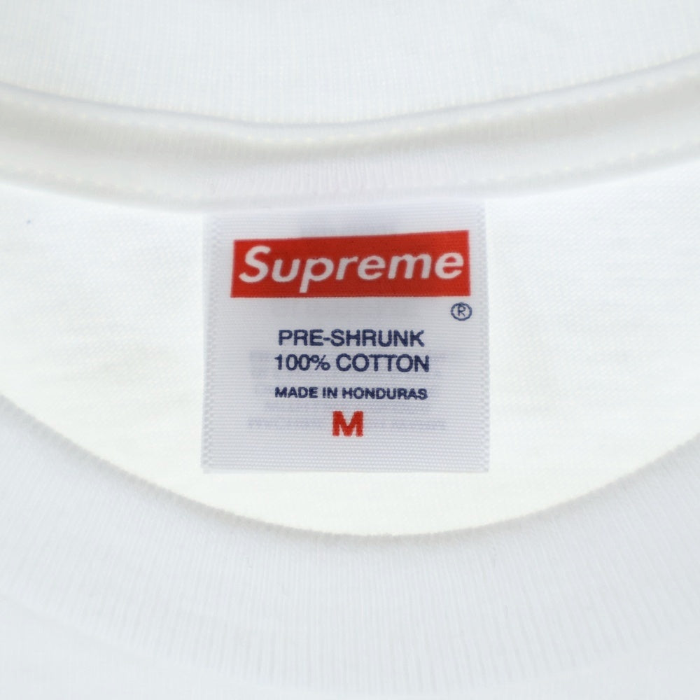 SUPREME(シュプリーム) 25SS Los Angeles Fire Relief Box Logo Tee ロサンゼルス ファイアーリリーフ ボックスロゴ 半袖Tシャツ カットソー ホワイト