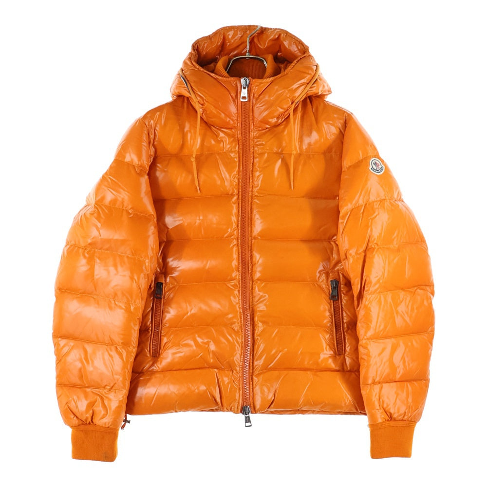 MONCLER(モンクレール) AUBERT オーベル ジップアップ フーデット ダウンジャケット オレンジ 132-091-41928-05
