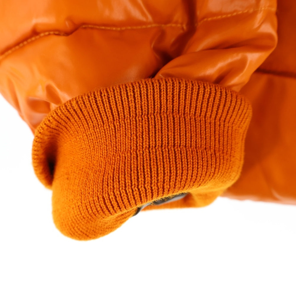 MONCLER(モンクレール) AUBERT オーベル ジップアップ フーデット ダウンジャケット オレンジ 132-091-41928-05