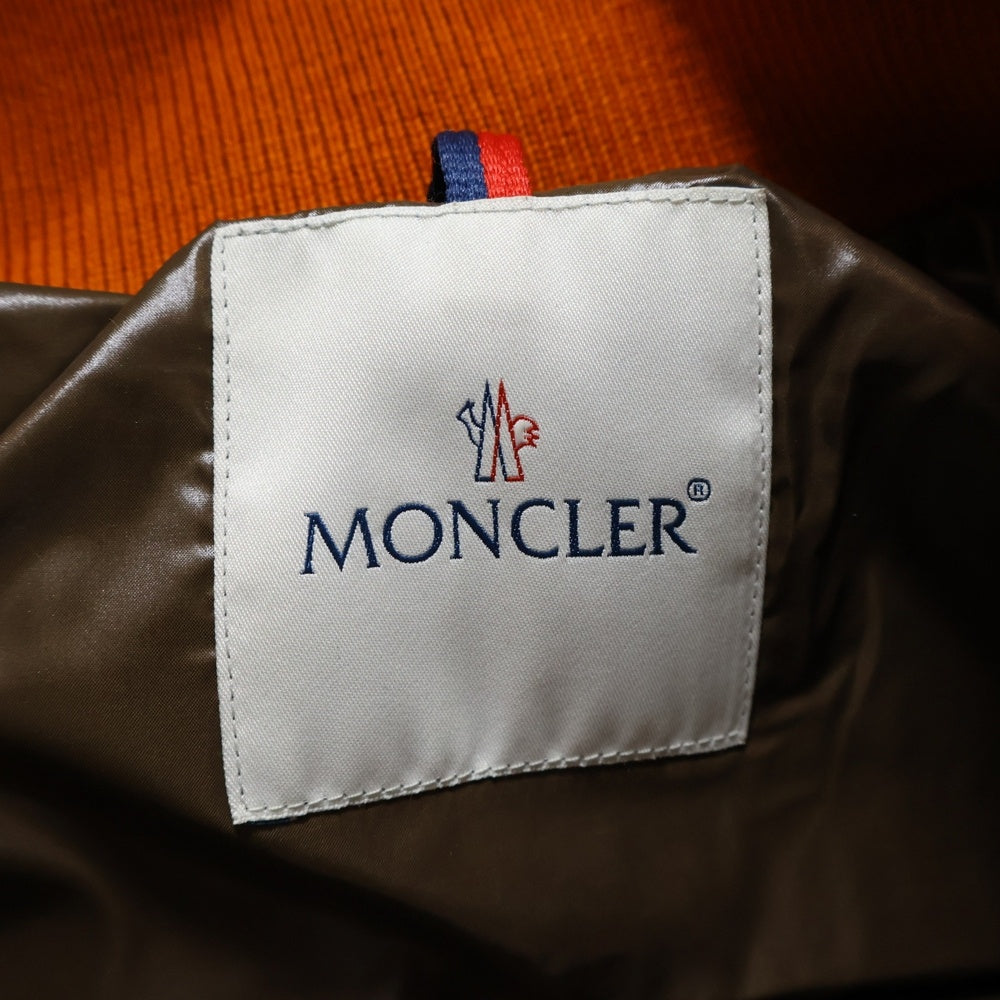 MONCLER(モンクレール) AUBERT オーベル ジップアップ フーデット ダウンジャケット オレンジ 132-091-41928-05