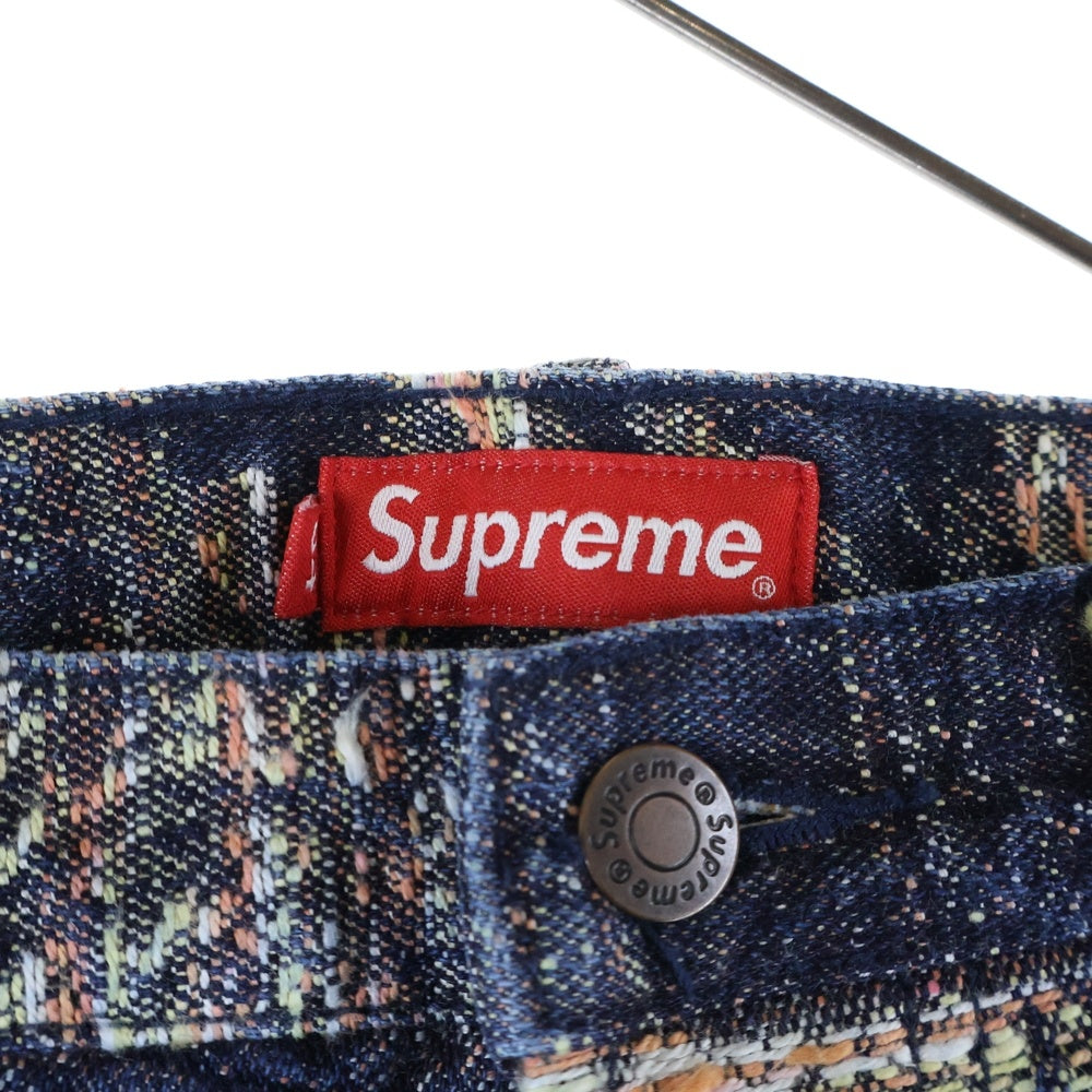 SUPREME(シュプリーム) 23SS Archive Denim Jacquard Regular Jean アーカイブ デニム ジャカード レギュラー ジーンズ インディゴ