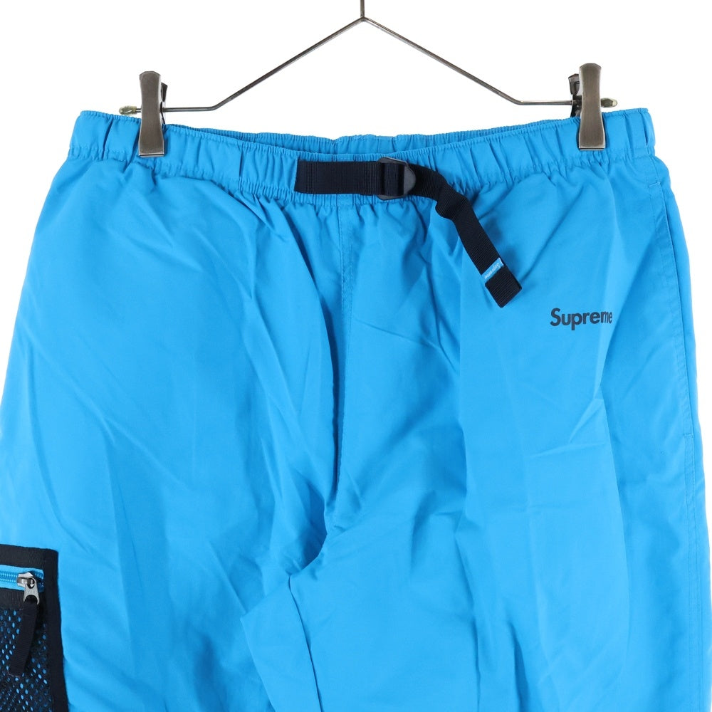 SUPREME(シュプリーム) 17AW ×THE NORTH FACE Trail Running Pants トレイル ランニング ナイロン リブ パンツ ブルー 921636-407
