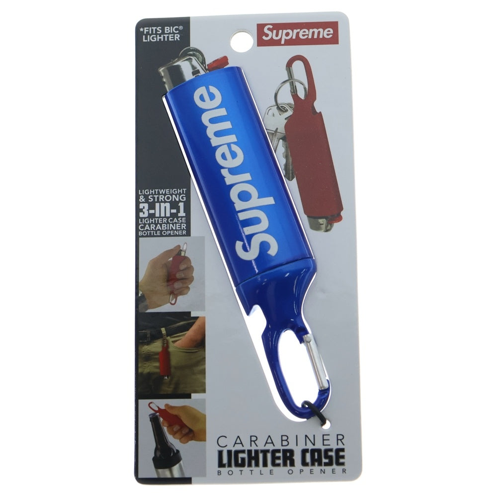 SUPREME(シュプリーム) 22SS Lighter Case Carabiner ライターケース カラビナ ブルー