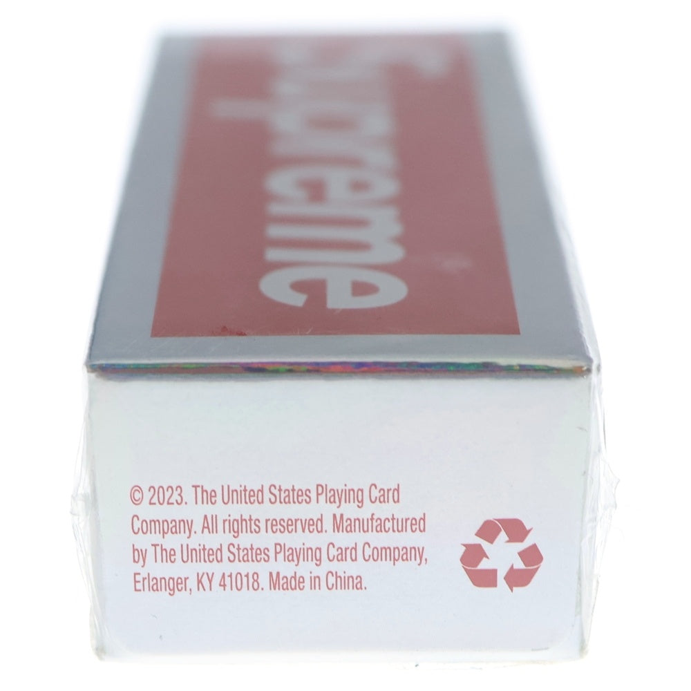 SUPREME(シュプリーム) 23AW Bicycle Holographic Slice Cards バイシクル ホログラフィー スライス カーヅ レッド