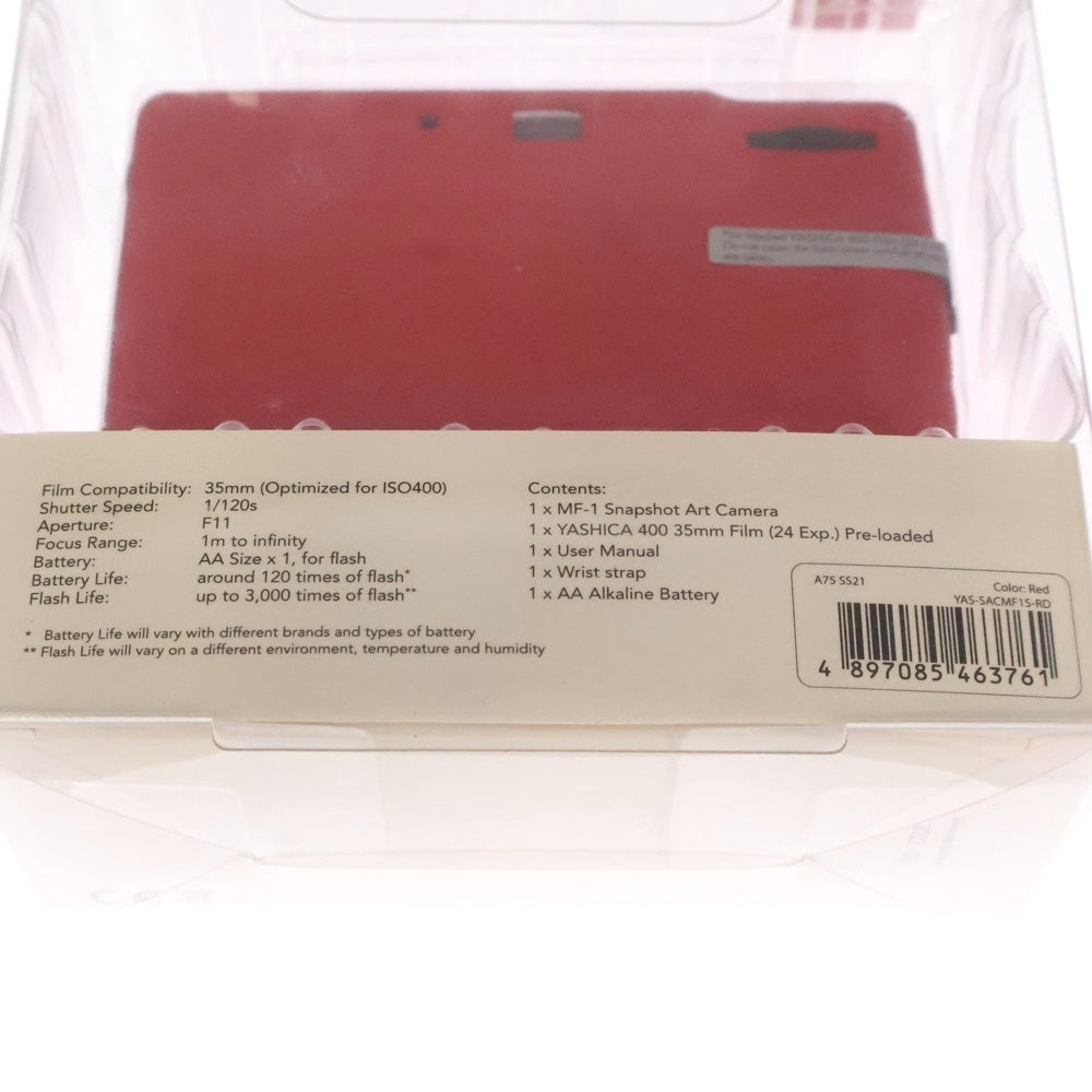 SUPREME(シュプリーム) 21SS ×YASHICA Camera MF-1 ヤシカ フィルムカメラ レッド