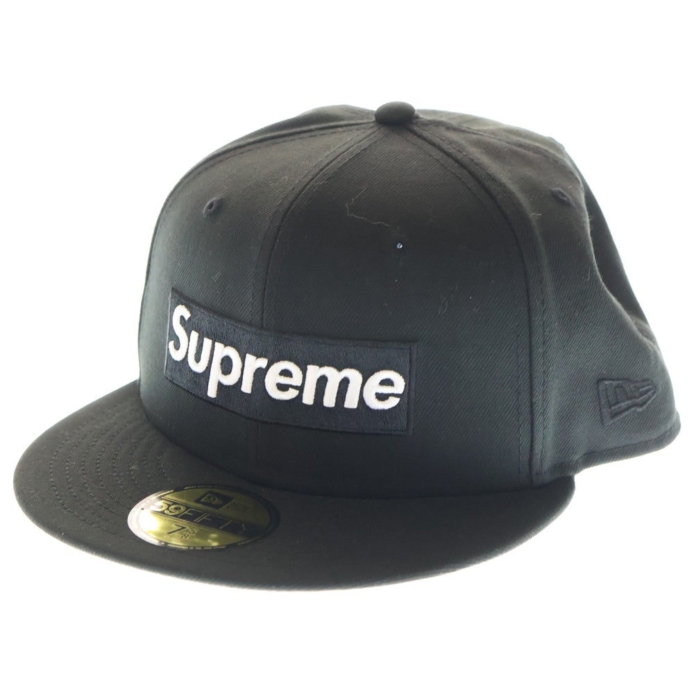 SUPREME(シュプリーム) 24SS ×NEW ERA Sharpie Box Logo ニューエラ シャーピー ボックス ロゴ 6パネル ベースボールキャップ 帽子 ブラック