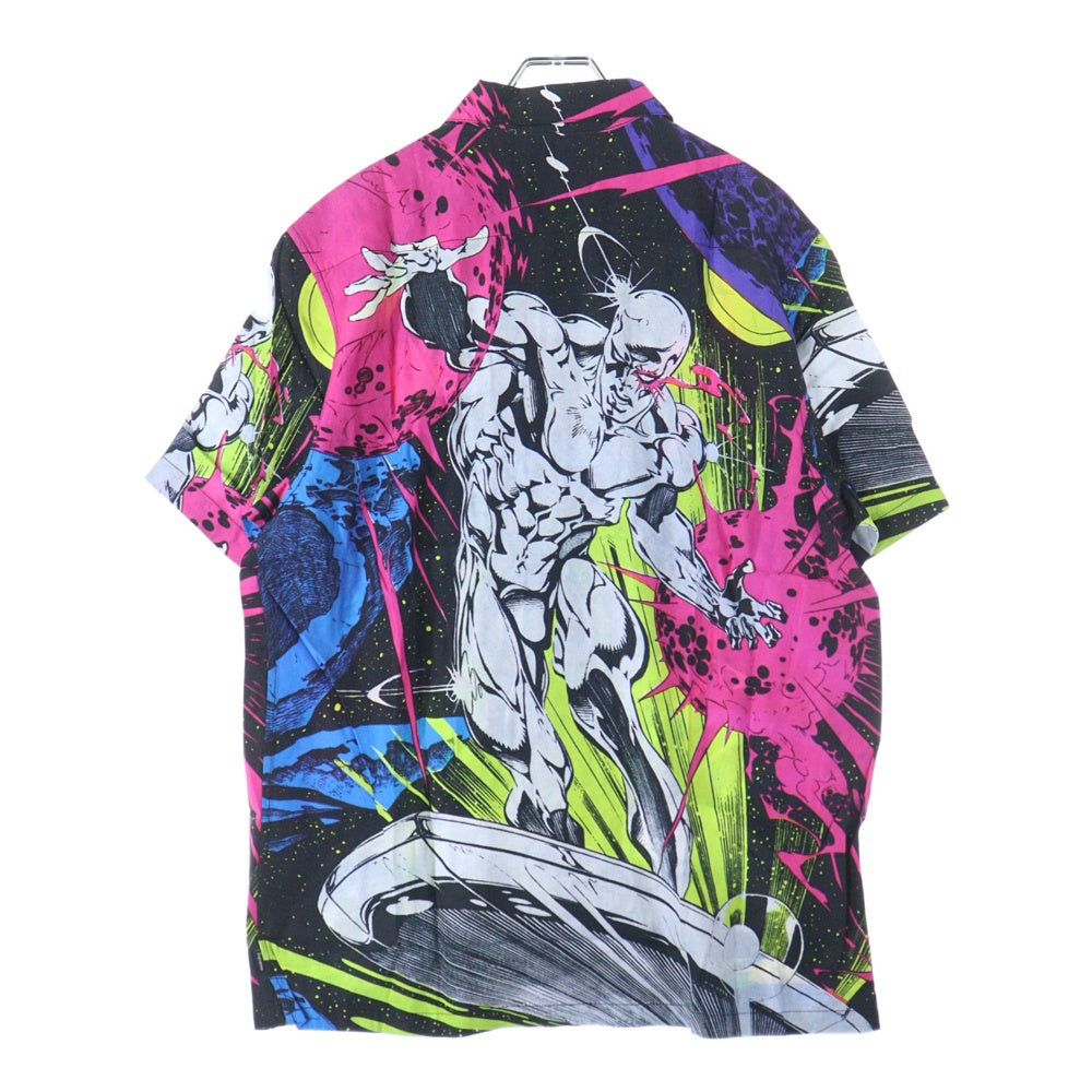 SUPREME(シュプリーム) 22SS ×MARVEL Silver Surfer S/S Shirt マーベル シルバーサーファー ショートスリーブ ボタンダウン半袖シャツ マルチカラー