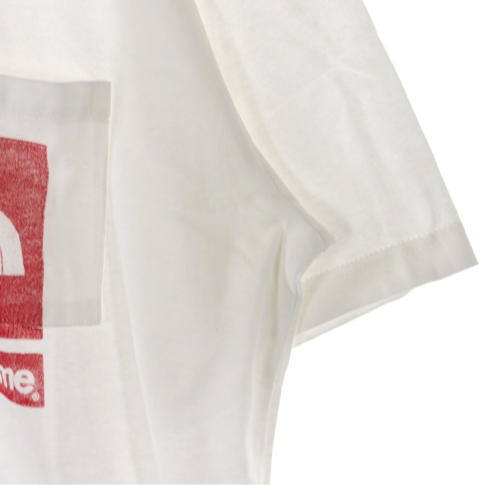SUPREME(シュプリーム) 23SS ×THE NORTH FACE Printed Pocket Tee ザ ノースフェイス ポケット ロゴプリント 半袖Tシャツカットソー ホワイト NT02309I