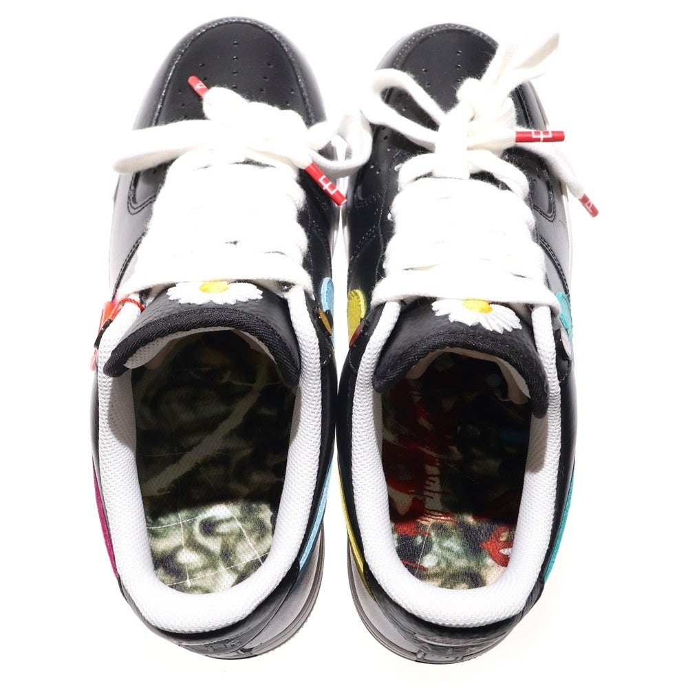 NIKE(ナイキ) ×PEACEMINUSONE AIR FORCE 1 3.0 ピースマイナスワン エアフォース 1 パラノイズ ローカットスニーカー ブラック US9/27cm AQ3692-004