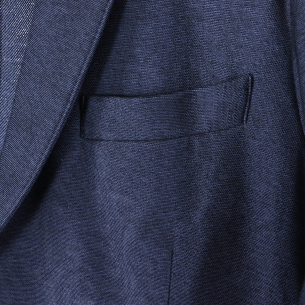 SOLIDO(ソリード) ポリコットン シングルテーラードジャケット ネイビー 16S444