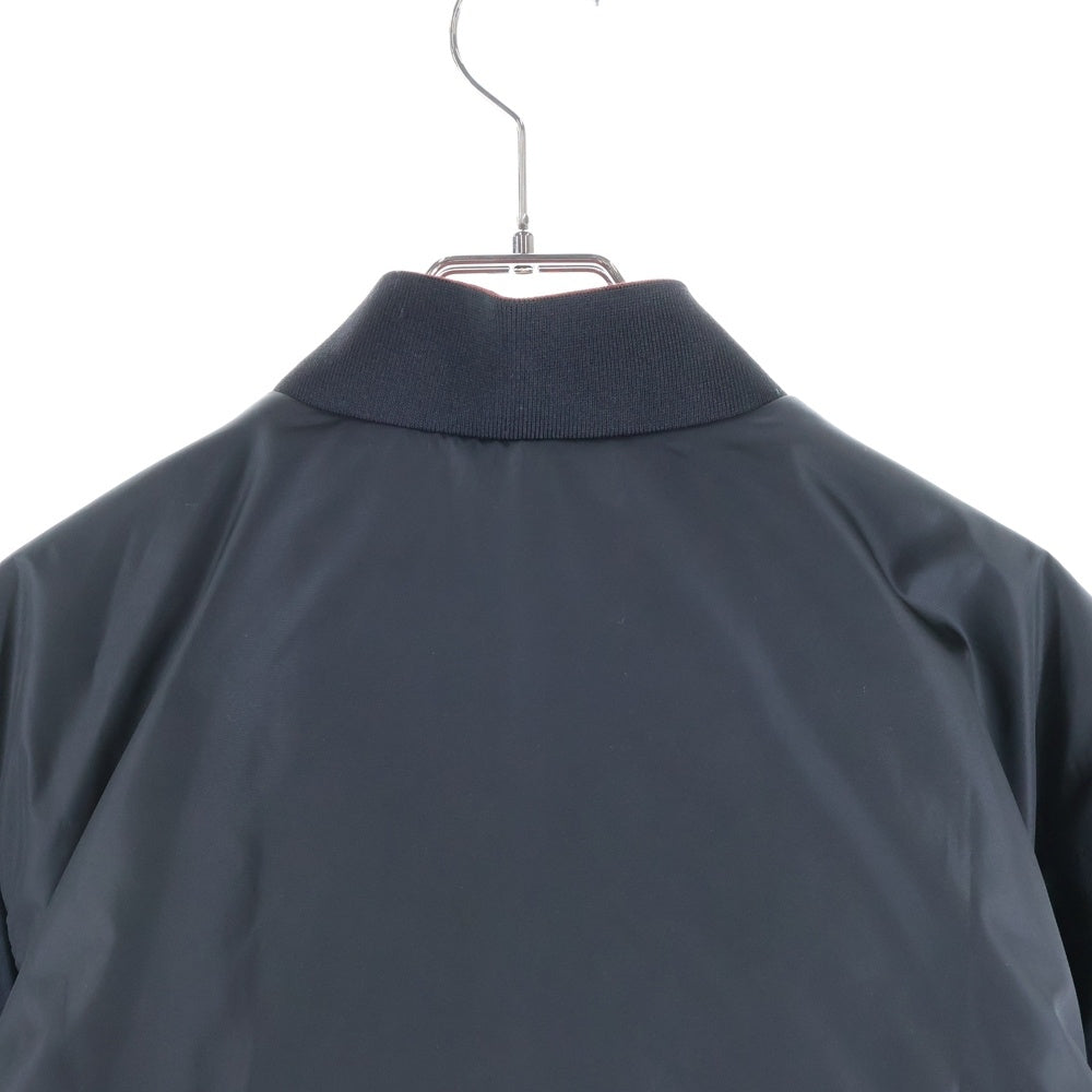 HUGO BOSS(ヒューゴボス) 袖切替デザイン ポリエステル フライトジャケット ブラック 50417349