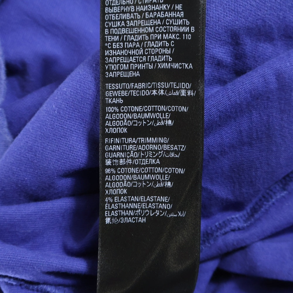 BALENCIAGA(バレンシアガ) 22AW Handwritten Campaign Logo T-Shirt ハンドライティング キャンペーンロゴ クルーネック 半袖Tシャツ カットソー ブルー 641675 TNVE7