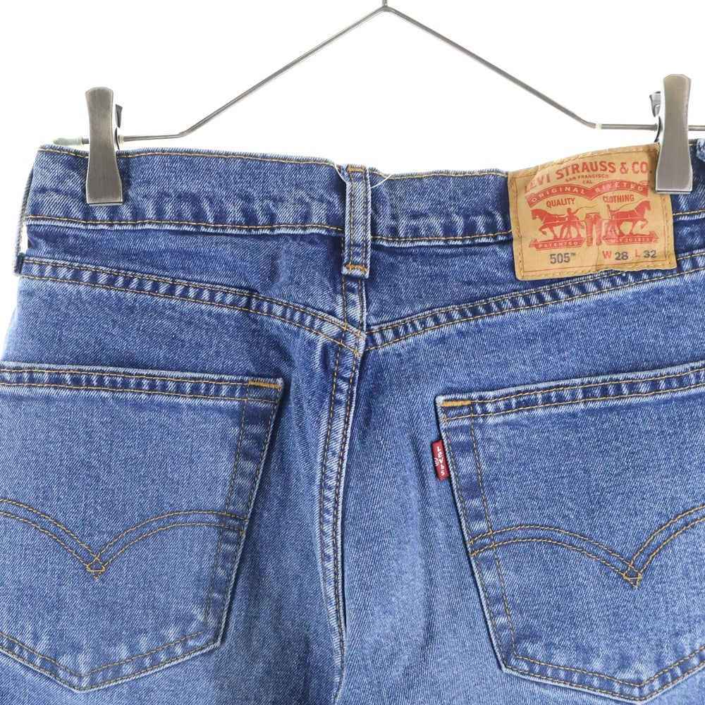 Levi's(リーバイス) 505 ボタン裏4986 エジプト製 ジップフライ デニム ストレートパンツ インディゴ 00505-1649