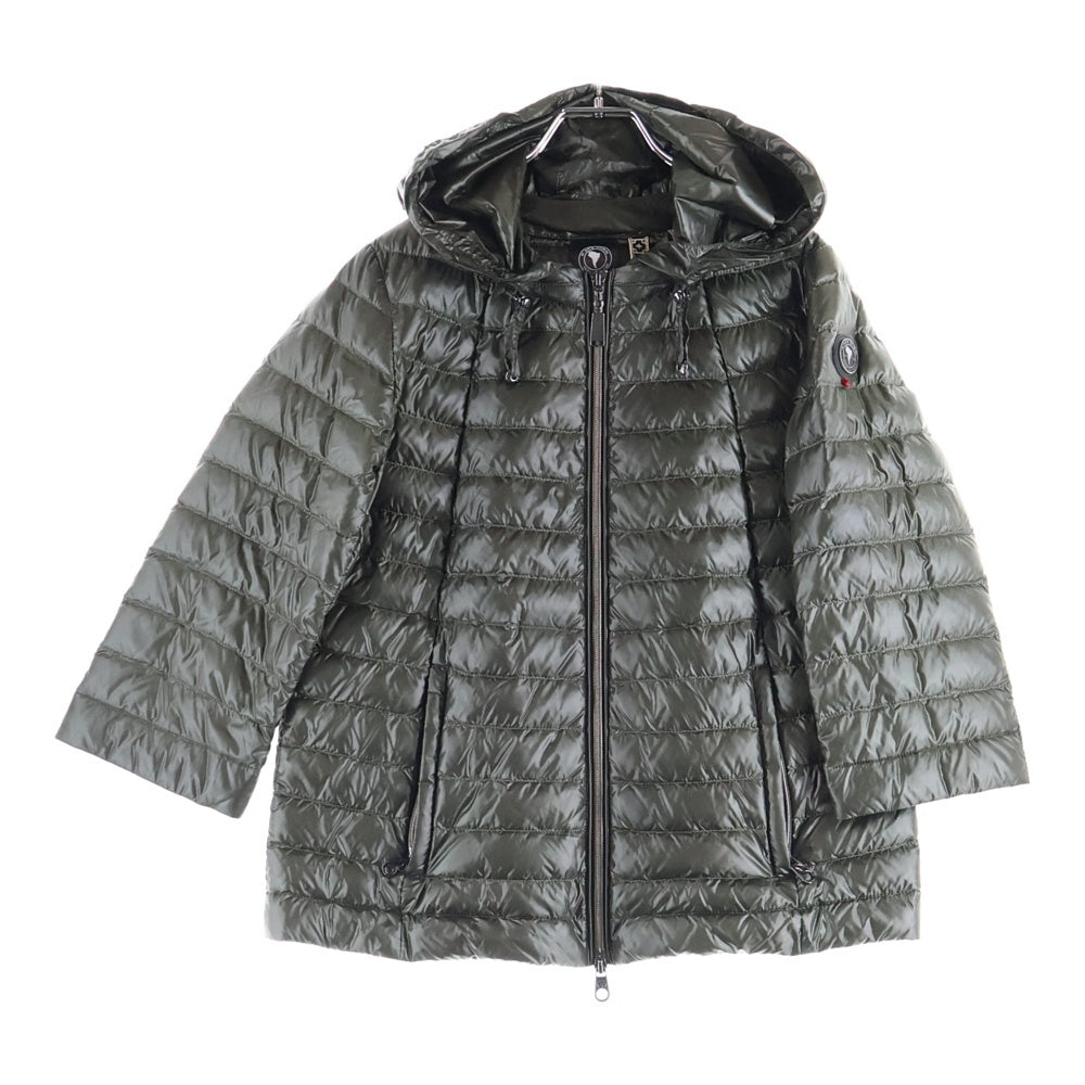CAPE HORN(ケープホーン) 21AW USHUAIA フーデッド ライトダウンジャケット カーキ レディース 12558